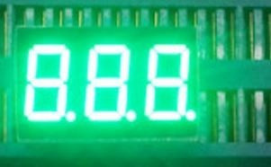 Display Led 3 Digitos 7 Segmentos Anodo Comun Verde .36 1