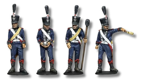 Artillero Disparando Hessen, Escala 1/32, Color Blanco 0