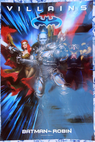 Villains Batman Y Robin Poster De Cine Original 100x70 Cm 0