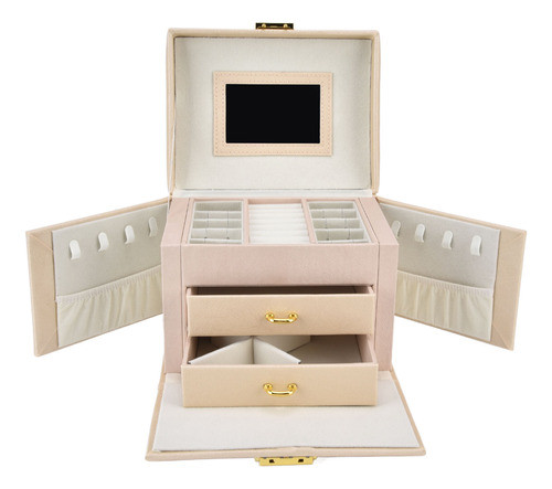 Estojo De Joias De Viagem Caixa Organizadora Portátil Para A 1