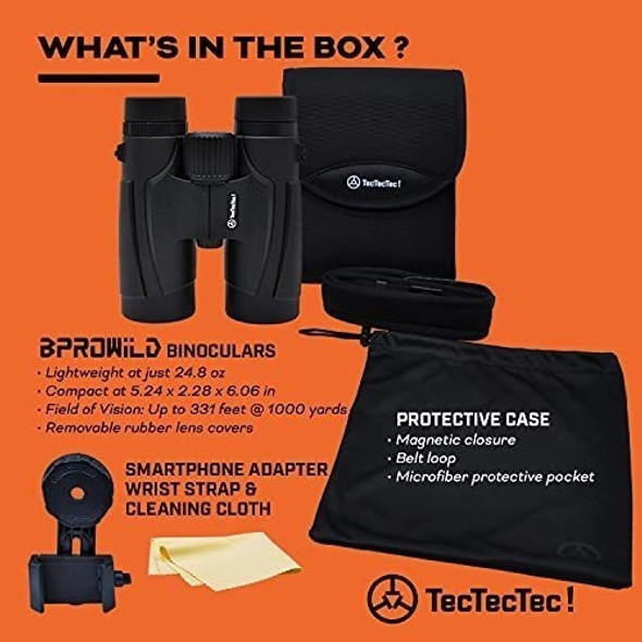 Tectectec Bpro Wild - Prismáticos De Caza (3.1 X 16.5 in, Co 1