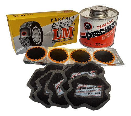 Kit 40 Parches Camara 55mm Y 10 Para Cubiertas Tipo Durol 0