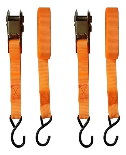 Kit 2 Un. Cinta De Carga Catraca 4,5 Metros X 2,5cm Starfer 0