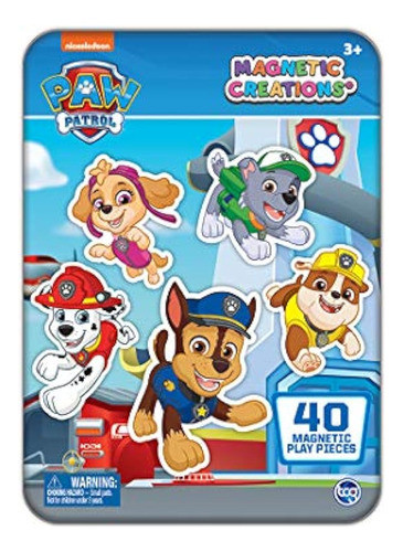 Lata De Creaciones Magnéticas De Tcg Toys Paw Patrol 0