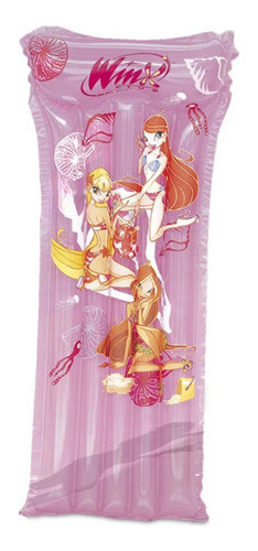 Colchão Boia Inflável Para Piscina Praia Winx Club 1,83x76cm 0