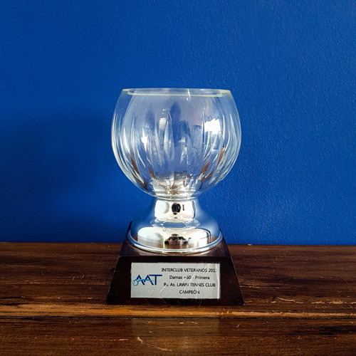 Trofeo En Cristal Del Buenos Aires Lawn Tennis Club 0
