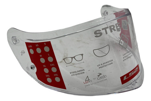 Repuesto Visor Para Cascos Ls2 Ff808 Color Transparente 0