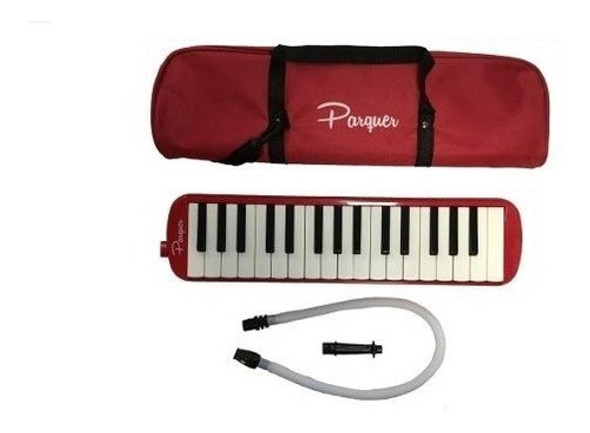Melodica A Piano Parquer 32 Notas Roja Con Funda Manguera 0 Melodica A Piano Parquer 32 Notas Roja Con Funda Manguera 0