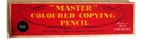 Lapices Antiguos Copyng Master Copiativo Azul Nuevos X12 0