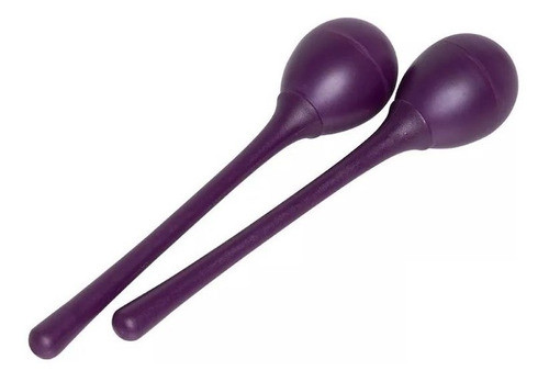 Huevos Maracas Mango Largo (par) Color Púrpura Shaker Stagg 0