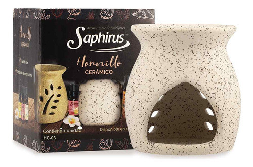 3 Hornillos De Cerámica Saphirus De 9 Cm 0