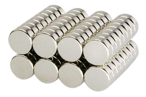 50pcs. Imã De Neodímio 10x4 Super Forte 10mm X 4mm N35 1
