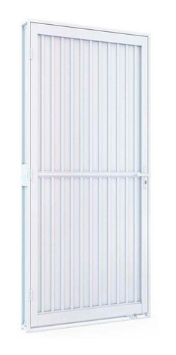 Porta De Aço De Giro Calha 215x100cm Aço Pronto Riobras 0