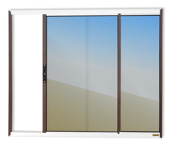 Janela Confort 2 Folhas Vidro Reflex 100cm X 150cm Brimak 0 Janela Confort 2 Folhas Vidro Reflex 100cm X 150cm Brimak 0