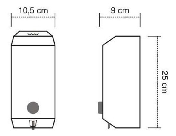 Dispenser De Jabon Acero Inoxidable Alcohol Metal Jabonera 1
