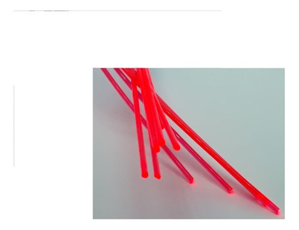 Fibra Ótica Truglo 1,5mm X 10,0cm Tiro Vermelho Escuro Mira 1