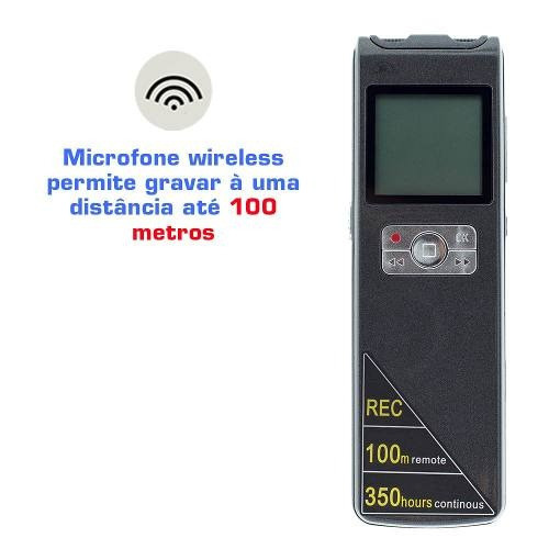 Mini Som Portatil Gravador Digital De Voz Longo Alcance Para 1
