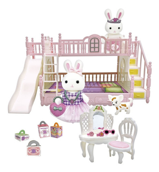 Juego Set De Habitacion Bunny Boutique Con Accesorios Muñeco 0