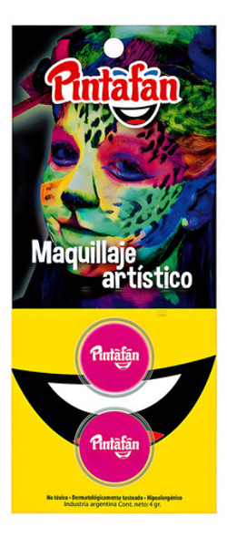 Maquillaje Artistico Fluo Rosa Pack X3 - Cotillón Waf 0