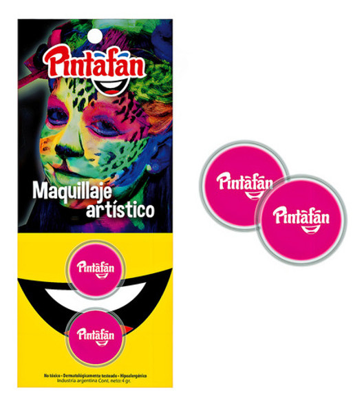 Maquillaje Artistico Fluo Rosa Pack X3 - Cotillón Waf 1