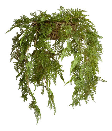 1 Galho De Samambaia Premium Planta Artificial De Silicone 0