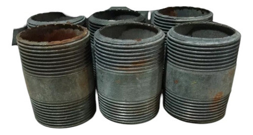Niples Galvanizados 1,1/2x6cm 0