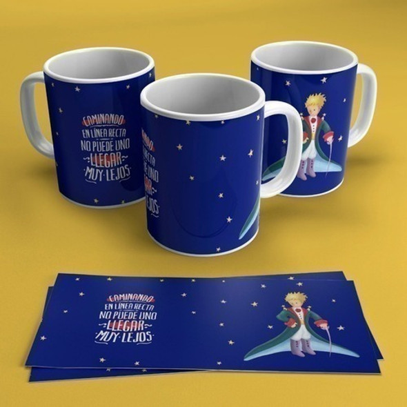 Kit Plantillas Sublimación Tazas - El Principito 1