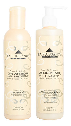 Shampoo + Crema Modeladora Para Rulos - La Puissânce 0