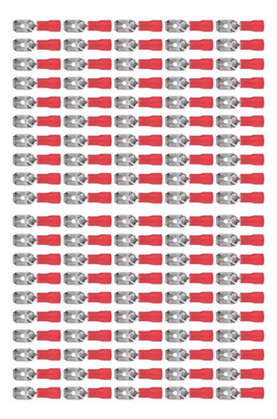 Conectores Rápidos Spade, Conector De Fio Isolado De 100 Uni 0