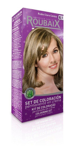 Tinta Roubaix Kit N°8.1 Rubio Claro Ceniza 0