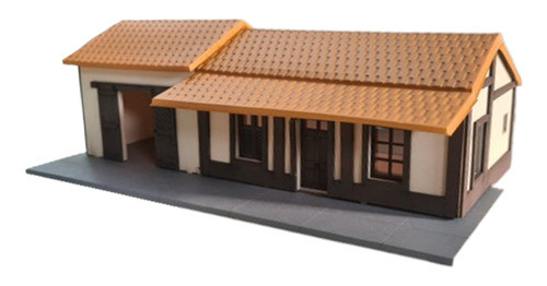 Miniatura Estação Ferroviária Mod. 06 1:87 Ho Dio Studios 0