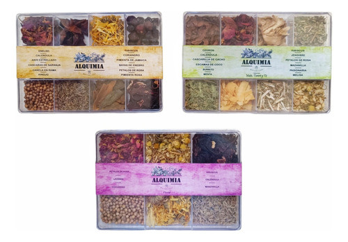 3 Cajas Botanicos Hierbas Para Tragos Gin Infusión Té Mate 0