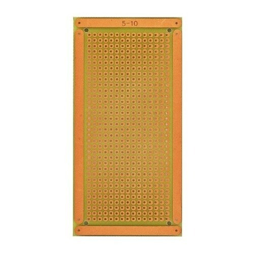 Placa Fenolite Perfurada  Impresso Ilhada 5x 10 0