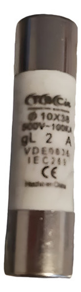 Fusible 10x38 2a 500v Tbcin Pack X 10 Uni. 1