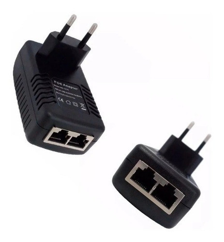 Fonte Poe 48v 500ma Poe Compacta 48v 500ma Novo Com Leds 1