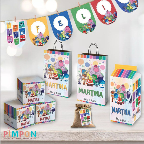 Kit Imprimible Candy Bar Intensamente 2 1