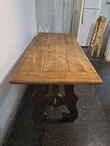 Mesa Tipo Campo Madera Patas Lira 1