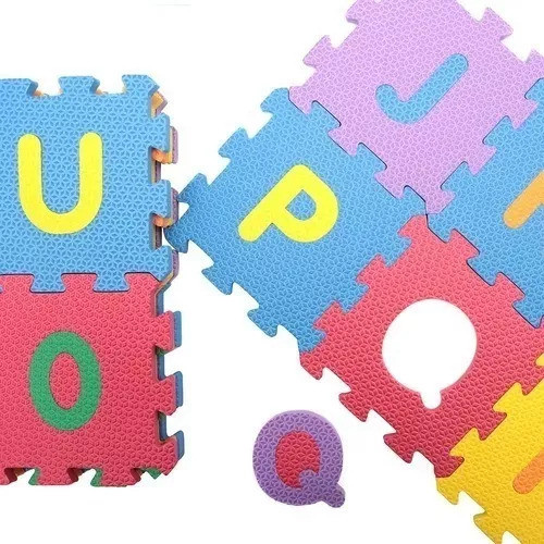 Tapete Eva Educativo 36 Peças Tatame Letras Números Infantil 1
