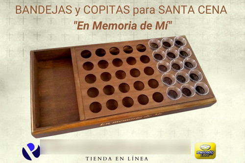 Santa Cena - Set De Bandeja Con Copitas - En Memoria De Mí 1