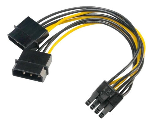 Adaptador Pcie 8 Pinos Adicional Para Placa De Vídeo Vga 0