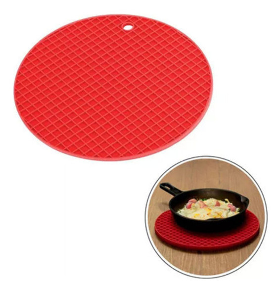 Kit 4 Descansos Panela Fogão Indução Silicone 18cm 1 Kit 4 Descansos Panela Fogão Indução Silicone 18cm 1