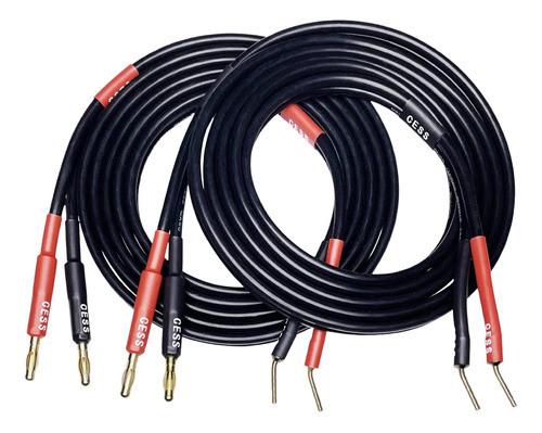 2enchufe Tipo Banana A Clavijas Tipo Clavija 12awg 0