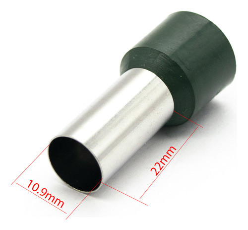 30 Terminal Preaislado Puntera Tif Hueca Azul 50mm2 1