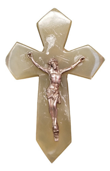 Crucifijo Cruz En Marmol Onix 0