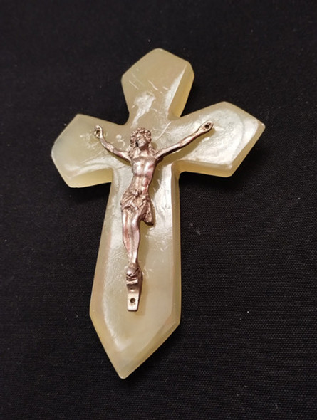 Crucifijo Cruz En Marmol Onix 1