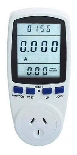 Medidor Consumo Eléctrico Potencia Ah Kw 220v 50hz Wattmeter 0