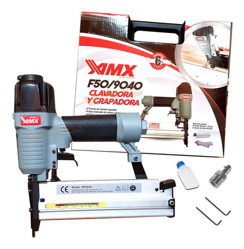 Clavadora Engrampadora Neumatica 2 En 1 F50/9040 Airmax 0