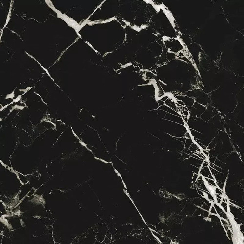 Porcelanato Negro Marquina Pulido Importado 60x60 1era Rt 1