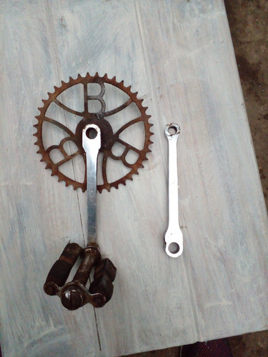 Plato Y Palanca Bianchi 42 Dientes Para Rod 28 0