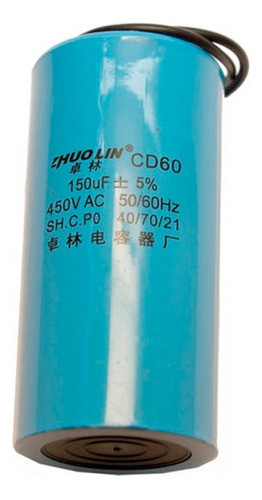 Condensador Capacitor P/ Motor, De Marcha 150uf 450v 0